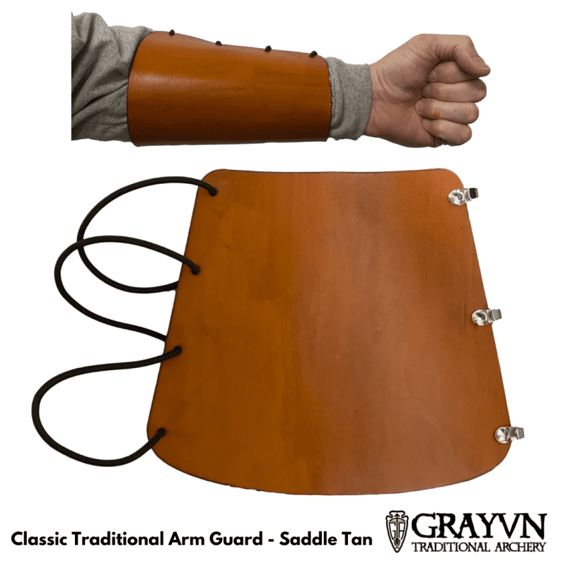 ClassicTraditionalArmGuard SaddleTan